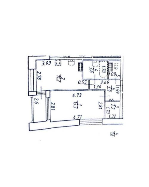Перед нами - небольшая, но очень функциональная квартира площадью 37 кв. 09