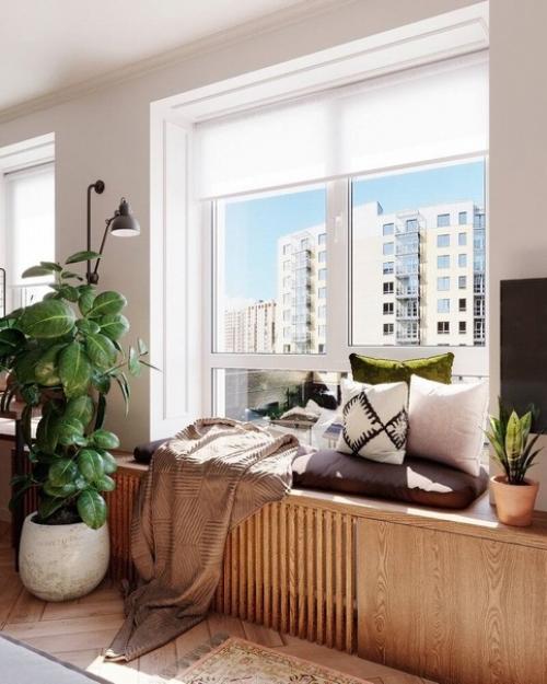 Винтажный интерьер трёхкомнатной квартиры, площадью 68 кв. 06