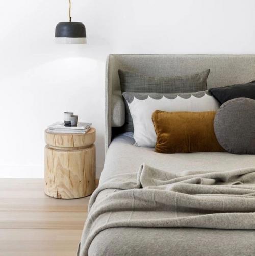 Стиль джапанди в интерьере спальни. 01