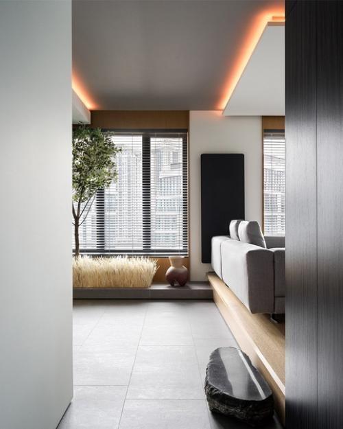 Интерьер квартиры, созданный на контрастах. 05