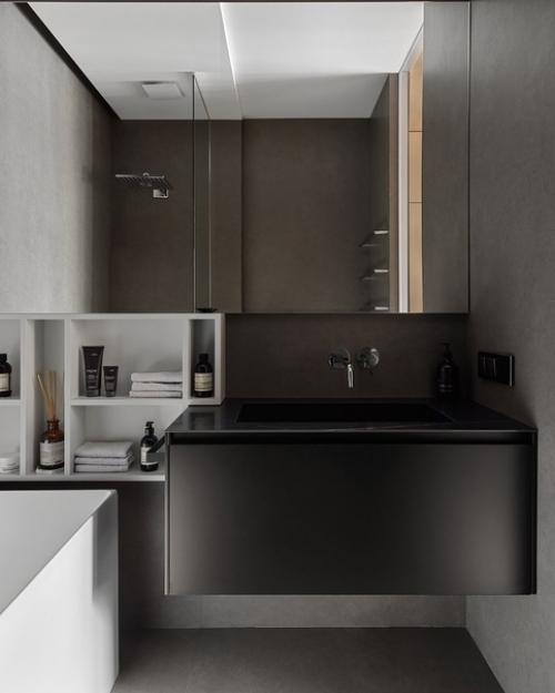 Интерьер квартиры, созданный на контрастах. 03