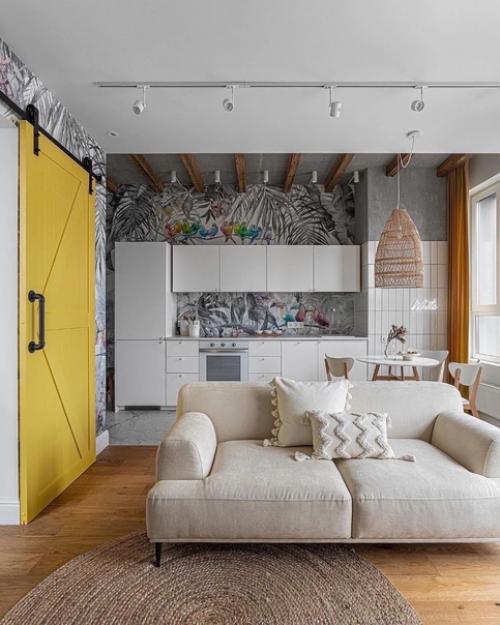 Небольшая однокомнатная квартира, площадью 38 кв. 01