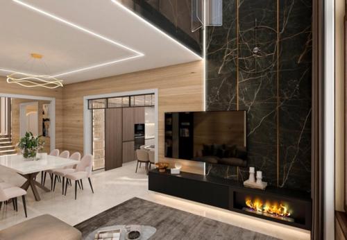 Этот интерьер создан для того, чтобы дарить ощущение уюта и тепла каждому члену семьи. 07