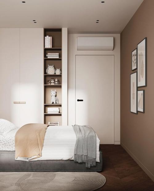 Спокойная и современная детская.