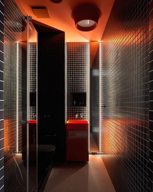 Интерьер квартиры, созданный на контрастах. 04