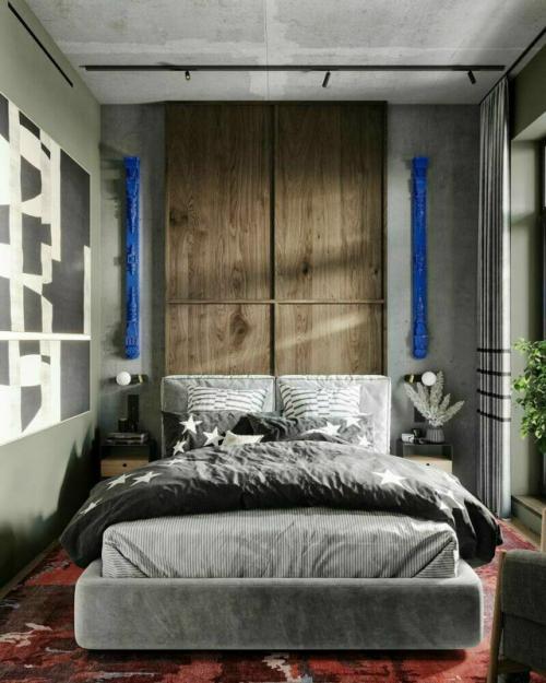 Дизайнеры создали необычный многослойный интерьер, в котором сочетаются индустриальная эстетика и уютные элементы. 01