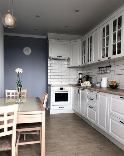 Кухня в скандинавском стиле.