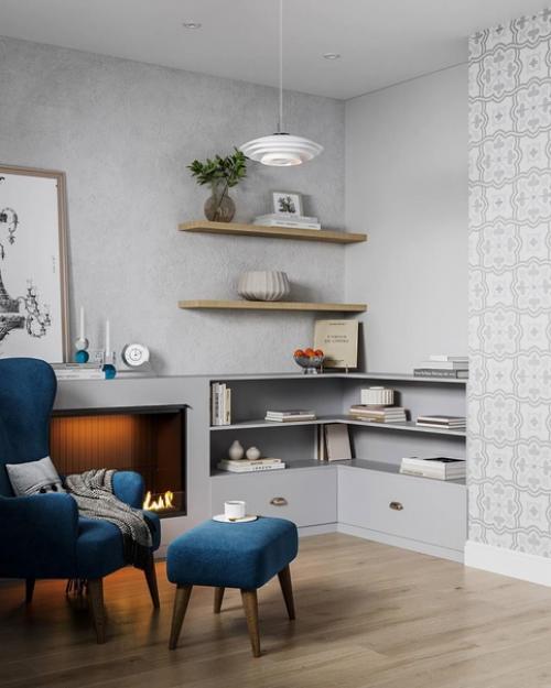 Дизайн первого этажа таунхауса. 08