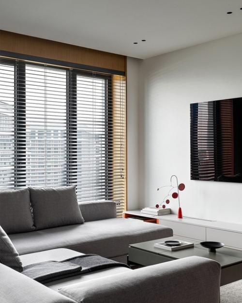 Интерьер квартиры, созданный на контрастах. 06