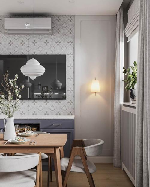 Дизайн первого этажа таунхауса. 03