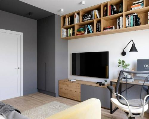 Яркий, красочный интерьер этой квартиры стал отражением активной и дружной семейной жизни. 04