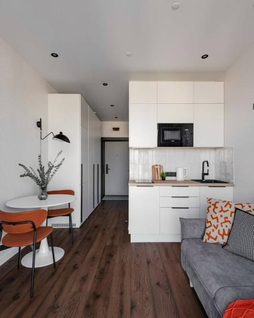 Интерьер площадью 18 кв.  