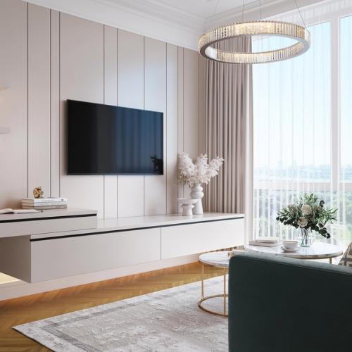 Гостиная с рабочим местом. 05