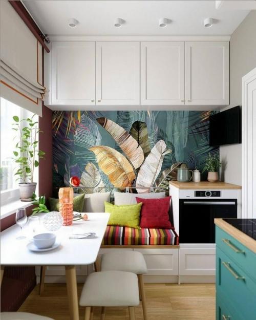 Яркий, красочный интерьер этой квартиры стал отражением активной и дружной семейной жизни.  