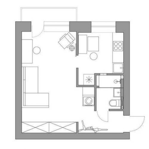 Как показывает опыт дизайнеров, советские типовые квартиры не хуже других годятся, чтобы при помощи интерьера впечатлять жильцов и гостей. 09