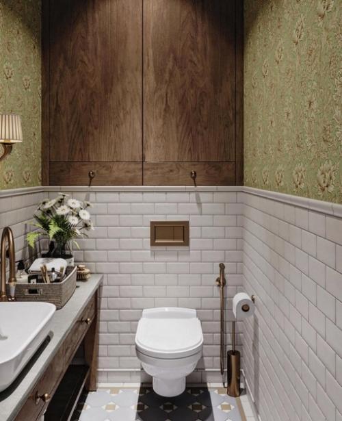 Ванная и санузел в дачном стиле. 03