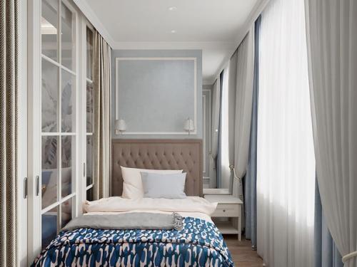 Гостиная совмещенная со спальней. 03