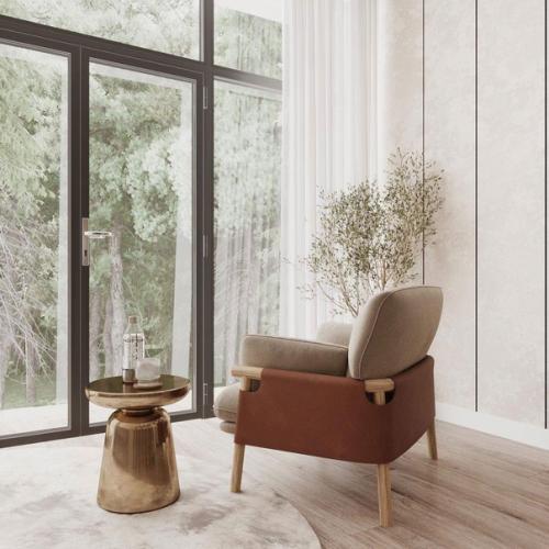 Потрясающая гостиная в загородном доме. 03