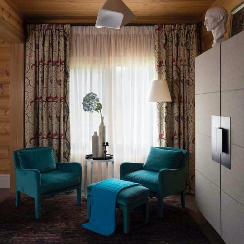 Уникальный интерьер, доминантой которого стало единение с окружающей природой. 04