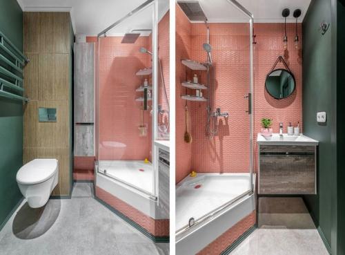 Квартира в синем цвете с яркими акцентами. 06