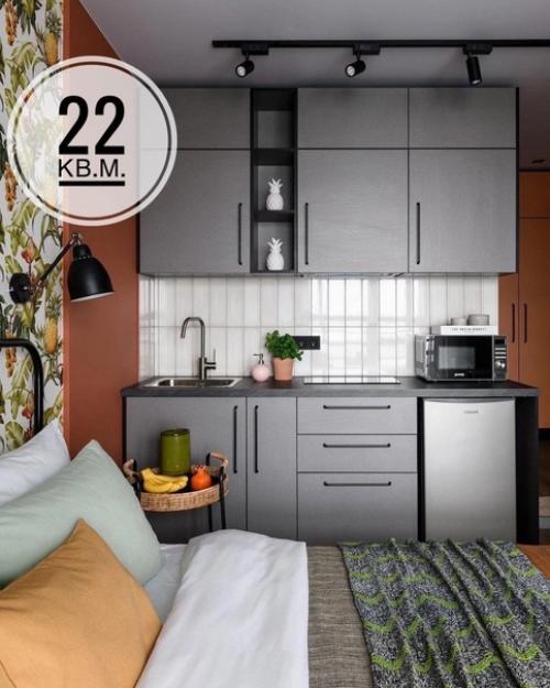 Квартира - студия, площадью - 22, 47 кв.