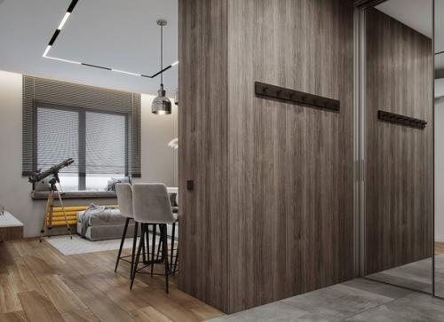 Квартира в современном стиле, площадью - 39 кв. 02