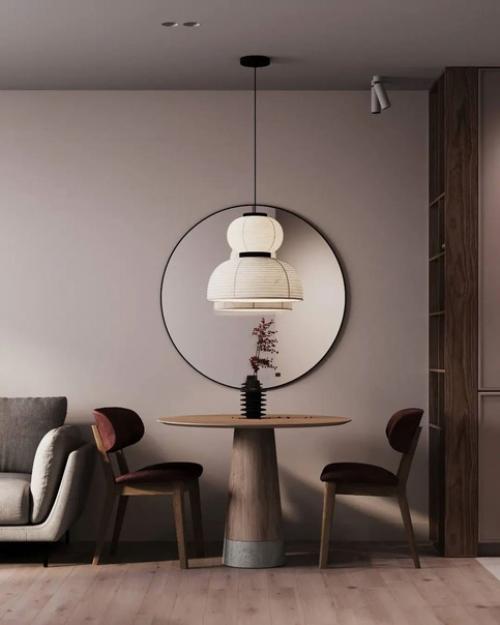 Интерьер с элементами стиля джапанди. 09