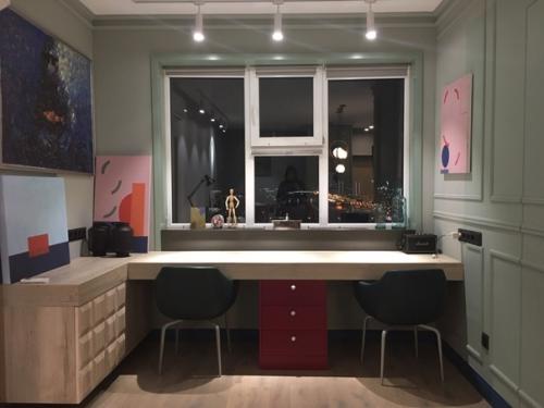 Ремонт из однушки в студию со спальней и гардеробной. 08