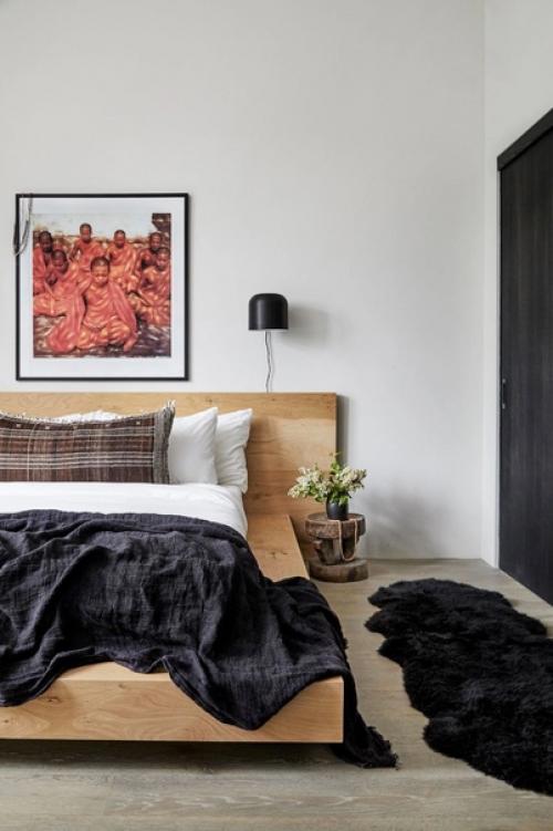 Низкая кровать - очень красиво. 06