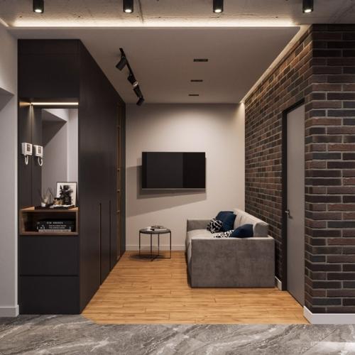 Проект квартиры для холостяка. 08