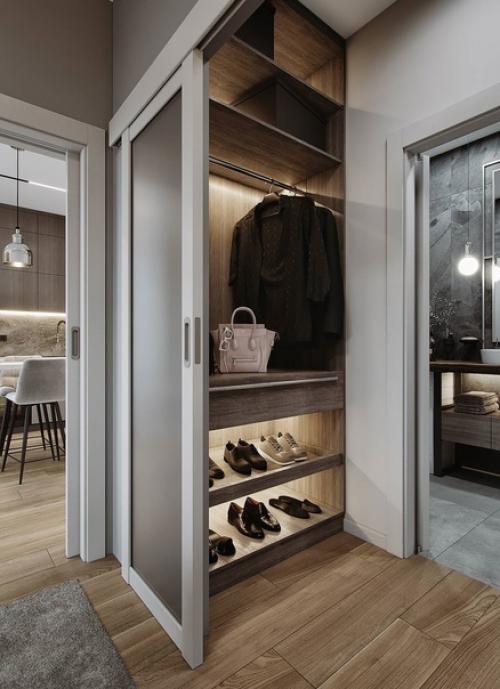 Квартира в современном стиле, площадью - 39 кв. 05