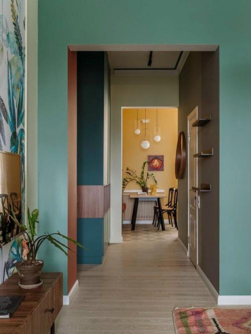 Эта квартира - пример того, как можно вдохнуть жизнь даже в самые запущенные интерьеры. 09