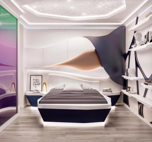 Футуристическая детская!  Дизайн - проект, который точно не оставит вас равнодушными!