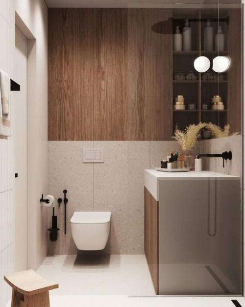 Интерьер с элементами стиля джапанди. 06