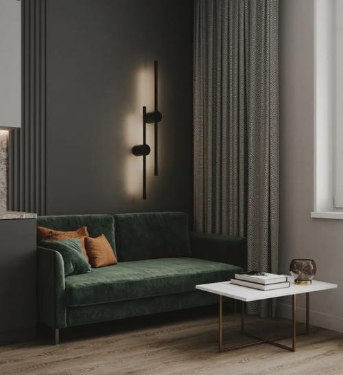 Проект кухни - гостиной и спальни, площадью - 31 кв. 04