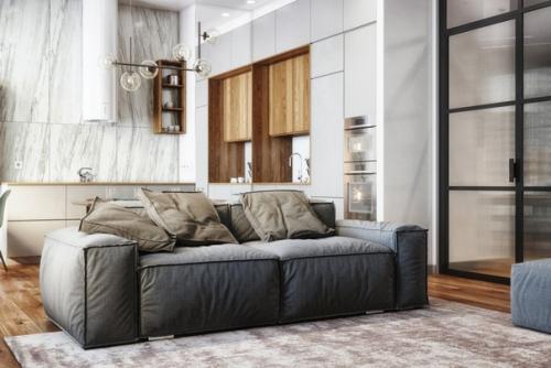 Двухкомнатная квартира, площадью - 62 кв. 03