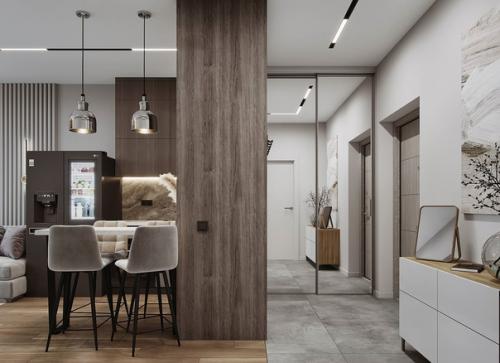 Квартира в современном стиле, площадью - 39 кв. 01