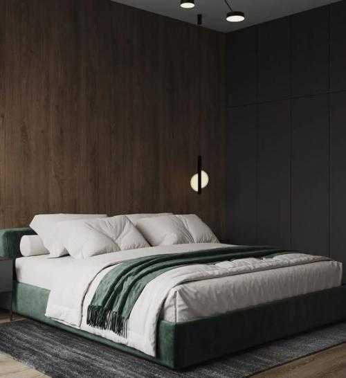 Проект кухни - гостиной и спальни, площадью - 31 кв. 06