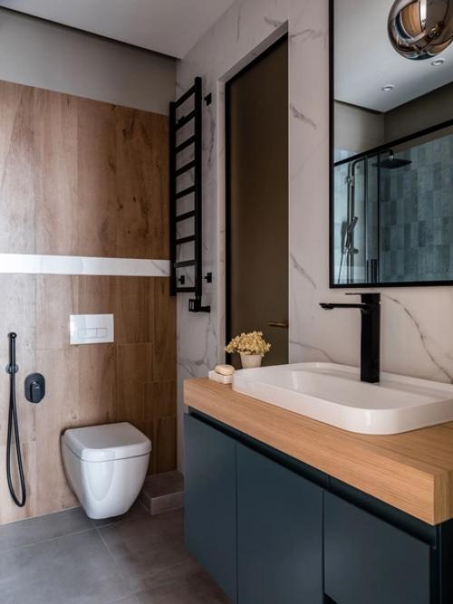 Оазис тишины: все оттенки балтийского побережья в квартире, площадью - 66 м. 04