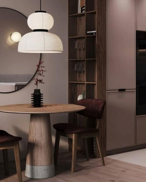 Интерьер с элементами стиля джапанди. 02