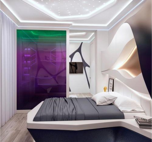 Футуристическая детская!  Дизайн - проект, который точно не оставит вас равнодушными! 01