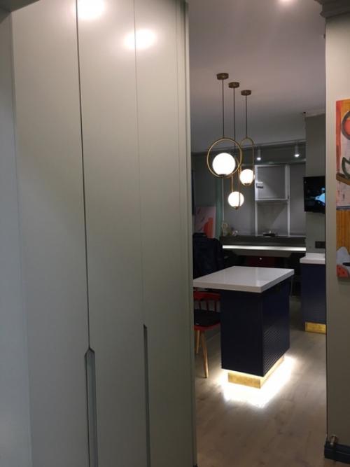 Ремонт из однушки в студию со спальней и гардеробной. 05