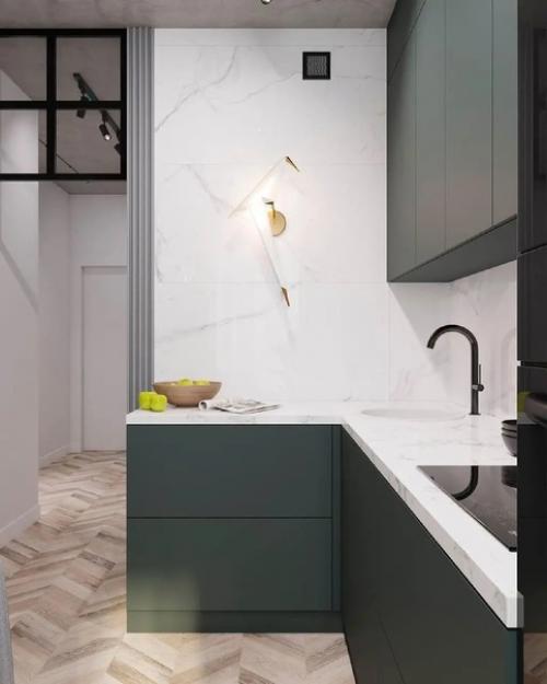 Современная кухня.  Очень красиво, органично, стильно. 04