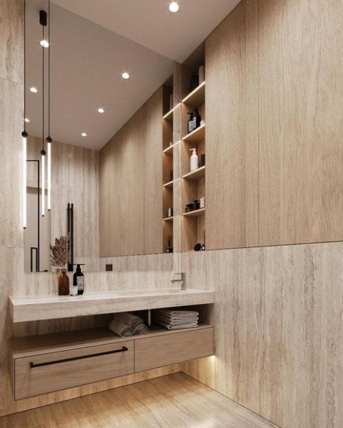 Интерьер ванной комнаты. 05