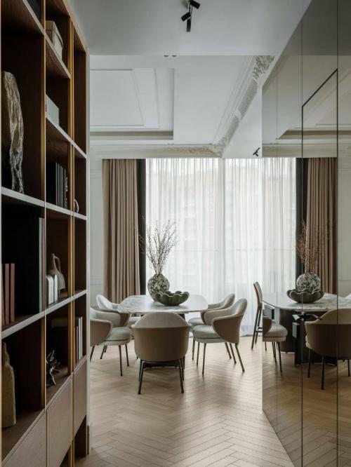 Современный и изысканный интерьер московской квартиры площадью 140 кв. 03