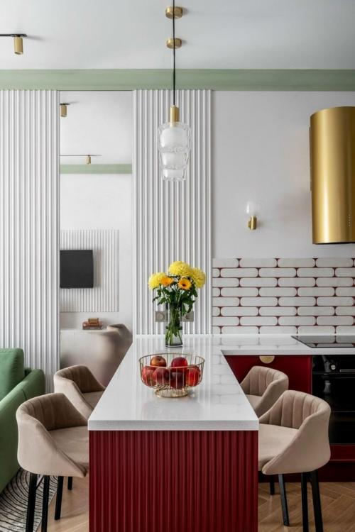 Эта небольшая квартира, площадью 37 кв. 06