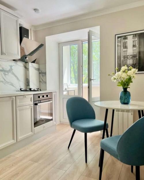 Однокомнатная квартира с просторной лоджией.