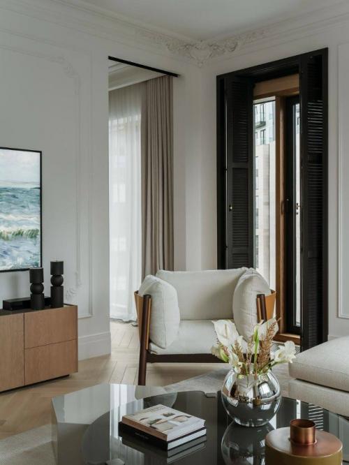 Современный и изысканный интерьер московской квартиры площадью 140 кв. 08