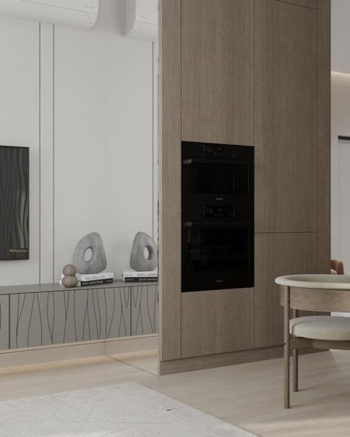 Натуральные оттенки, интересные формы и интерьер складывается в гармонию. 03