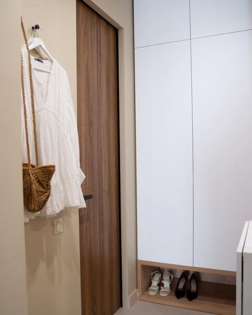 Проект студии, площадью 34 м 2. 08